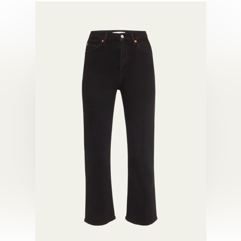 RE/DONE 70s Stovepipe ankle jeans size 27 Noir